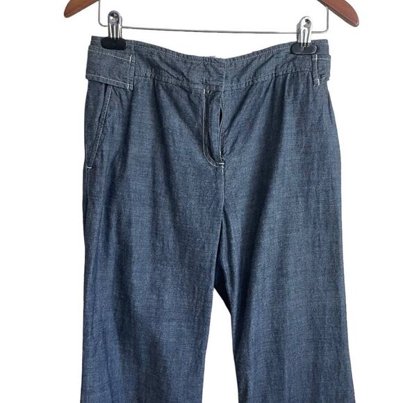 J Jill‎ Women Jeans 8 Blue Straight Leg Zipper Button Closure Stretch Denim - Picture 6 of 13